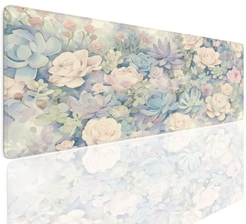 Tapis de Souris Gamer Garden Grand Tapis de Souris Gaming XXL 1600x800x4mm Mouse Pad Mat Antidérapant Imperméable Sous-Main Bureau Gamer Large Multifonction Mousepad Haute Précision et Vitesse 4-526