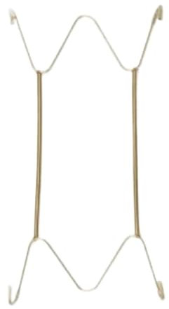 FOVAOK Wandplatten Typ W Deko Handwerk Federgeschirr Halter Haken Home Dekoration Küchenzubehör 8/10/12/14/16 Zoll (10 Zoll)