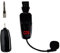 TOYANDONA Microphone sans Fil pour Saxophone Micro Instrument à Condensateur UHF avec Écran LED Et Support Multiples Fréquences Noir
