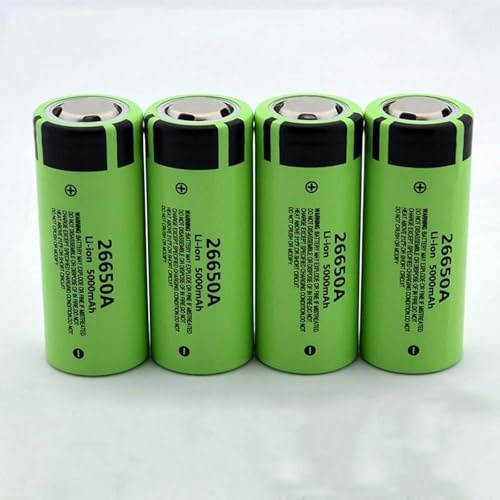 HUOYALU Batterie Rechargeable 3,7 V 5000mAh Batteries, pour Lampe de Poche, Urgence, caméra légère, télécommande électronique, Gadgets, etc.