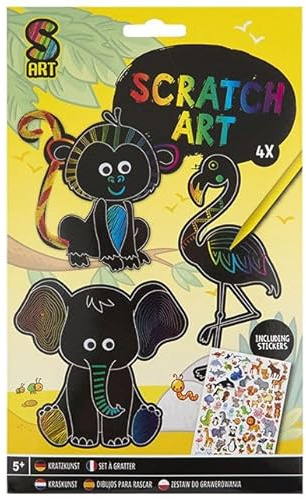 Creative Craft Group Scratch Art Bastelset für Mädchen, kreatives Spielzeug