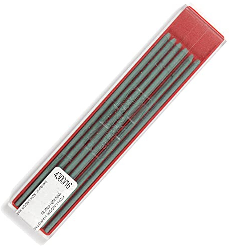 KOH-I-NOOR Farbminen, Minenstärke 2mm, für Druckbleistift in 120mm Länge - Grün