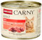 Carny Katzen Nassfutter Rind pur (6 x 200g), Katzen Nassfutter von animonda ohne Getreide und Zucker, mit frischen fleischlichen Zutaten