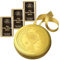 HEIDEL Confiserie Médaille en Chocolat Or - Coffret Cadeau Original 30g (3 boite de chocolate x 10g) au Lait - Pour les Gagnants - Parfait pour Anniversaires et Remerciements