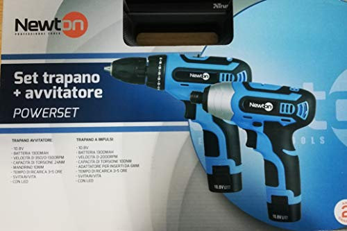 Set Trapano avvitatore piu' trapano ad impulsi