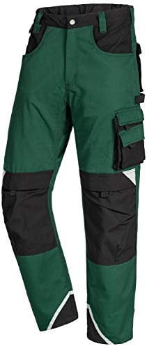 Nitras Motion TEX Plus 7614 Cargohose - Bundhose für die Arbeit - Grün - 48