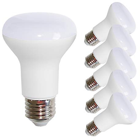 NCC-Licht 5x LED Lampe R63 Reflektor E27 8W Warmweiß 2700K | LED Reflektor ersetzt 50W Glühlampe mit E27-Sockel, 120° Abstrahlwinkel ideal für Akzent- und Spotbeleuchtung