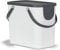 Rotho Albula Mülltrennungssystem 25l für die Küche, Kunststoff (PP) BPA-frei, weiss/anthrazit, 25l (40.0 x 23.5 x 34.0 cm)