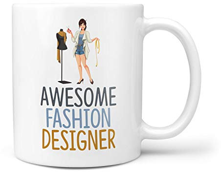 TeHe Gifts Funny Gift Idea for Fashion Designer Gift 10oz Ceramic Coffee Tea Present Birthday Mug