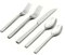Oneida Chefs Table Hammered 45 Piece Everyday Flatware Set, Service for 8, 18/0 Stainless Steel,Silverware Set