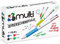 Osama 4 Multi – Set Druckkugelschreiber 4 Farben, 12 Stück - 4-Farben-Kugelschreiber, 0,1 mm, mit schwarzer, blauer, roter und grüner Tinte, Ideal für Schreib- und Schulbedarf, Universität, Büro