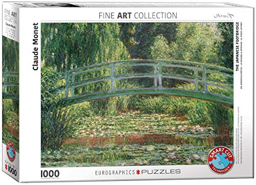 1000 Teile Puzzle Japanische Brücke im Garten von Giverny von Claude Monet