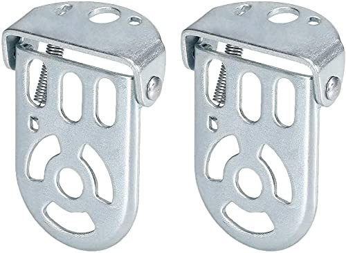 2 Pz Pieghevole Pedale Posteriore Della Bicicletta Pedale Posteriore Assale Bicicletta Pieghevole Poggiapiedi per Bambini Bike Sedile Posteriore (d'argento)