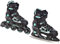 RAVEN Inline Skates Inliner für Kinder und Erwachsene OPTIONAL 2in1 mit Schlittschuhen verstellbar (Spirit Black/Mint mit Kufen, 40-43 (25,5-28cm)
