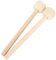 2 Baquetas de Bombo, Mástil de Arce y Parche de Fieltro de Lana Percusión de Madera Mazos de Tambor de Bajo Mazo de Bombo Mazos de Percusión Accesorio de Percusión