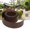 Randaco Bordo Giardino Flessibile Lawn Edging Brown Lunghezza 10 m, altezza 10 cm, robusto Garden Edging Impedisce all'erba di crescere attraverso il letto