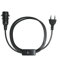 EAZY CASE E14 Lampenfassung mit 3,5 m Kabel, Schalter, Schraubring für Lampenschirm und Netzstecker - ideale Lampenaufhängung für Hängeleuchten, Pendelleuchten, DIY Lampe, Schwarz
