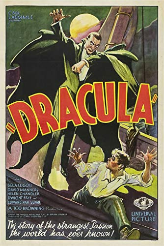 Fabulous Poster Plakat Dracula Poster Vintage Film Hollywood Art Deco 30's