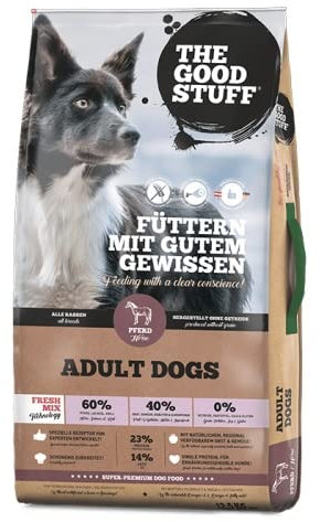 THE GOODSTUFF | Trockenfutter für Hunde mit frischem Pferdefleisch (12,5kg)