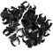 Joyzan Aquarium Saugnapf Clips, 20 Stück Heizstab Schlauch Halter Rohrhalter Clips Schlauchhalter Klemmen Fische Tank Fisch Saugnäpfe Airline Luftschlauch Pumpe Air Line Tubing Halterung Schwarz