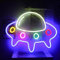 UFO Raumschiff Neonlicht LED Neon Schild USB Licht Lampe Reklame Leuchte Party Wand Dekoration Weihnachten Nachtlicht Gaming Setup Streamer Hintergrund Beleuchtung dekorative Wandleuchte Astronaut