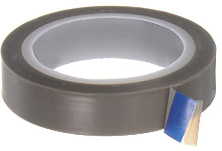 sourcing map PTFE Film Tape Roll, 0.4 x 33 ft High Temperature Tape 0.06mm Thickness with Single Side Adhesive for Vacuum Sealer Machine, Hand Impulse Sealers, Gray