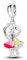 CYCUFF Sterling Silber Charms 925 für Europäische Armband & Halsketten Anhänger Perlen Schmuck Geschenk für Frauen Familie Freunde (Schwesternliebe Charm)