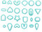 LetCart Polymer Clay Ausstechformen, 24 Stück Multi-Styles DIY Handgemachte Ohrringe Form Ausstecher Werkzeuge für Polymer Clay Schmuck Ohrringe Ringe (Mintgrün)