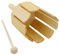 Dickly Holz-Rührtrommel für Kinder, hölzernes Schlaginstrument, Motorik-Holzsounder mit Schlägel für Schulorchester, Veranstaltungen, Zuhause
