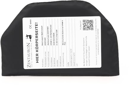 Zentauron Weichballistik VPAM 3 Plus Abdominal für PC Drop Down Pouch und Hüfttasche Modular Ballistik Zertifiziert und CE geprüft Taktische Ausrüstung Made in Germany