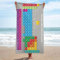 3D Strandtuch 200x200 cm Periodensystem Badetuch Groß Periodensystem Microfaser Handtücher Weich Schnell Trocknen Strandhandtuch Herren Frauen Badetücher, Strandtücher Strandlaken Handtuch A1099