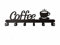 Vanessanty Coffee Mug Holder Wall Mounted,Coffee Bar Decor Sign,Coffee Cup Rack Holds,Coffee Sign Mug Hanger,Coffee Mug Rack