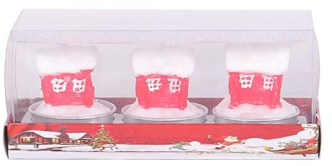 LOSVIP # Yan Kee Candles Advent 2024 |3 Wunschkerzen |Duftkerzen Adventskalender Teelichtkerzen Handgefertigt Zarte Weihnachtsmann Weihnachtsbaum Schneemann Tannenzapfen Haus Kerzen (E, One Size)
