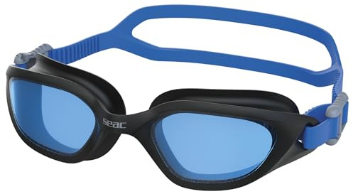 SEAC Mood, swimming goggles with scratch-resistant and anti-fog polycarbonate lenses, silicone gaskets