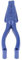 Nail Holding Pliers, Hammering Nailing Holder Nail Holder Tool with Grooved Design ABS Nail Pliers Finger Protector Portable Hand Tool for 0.5mm to 5mm Nails