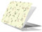 FFBOFFC Funda Compatible con MacBook Pro 13 Pulgadas 2015 2014 2013 2012 Modelo A1502 A1425 con Pantalla Retina, Delgada Plástico Rígida Carcasa Protector Cubierta, Flores Beige