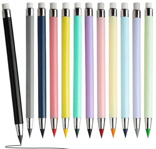 Buntstifte – Farbschreibwerkzeuge, Set mit 12 Spitzstiften mit glatter Oberfläche für Kinder und Erwachsene, Kindergarten-Projekte, Kunstjournale, Schulstudio, Klassenzimmer