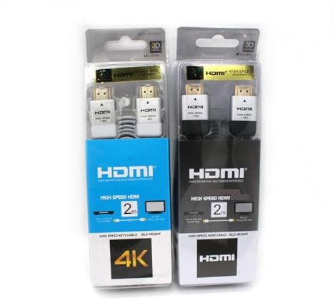 ZVGTFHIX 1 Uds. Cable HDMI 4K2m HD versión 1,4 Cable de Datos decodificador Cable de conexión de TV for Ordenador(White)
