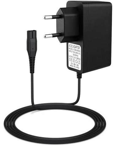 Chargeur Compatible avec Karcher Lave Vitre WV2, WV 2 Plus, WV1, WV50, Cable Alimentation pour Kärcher Nettoyeur Lave Vitres wv60, wv70, wv75, WV5, WV 5 Premium Adaptateur (Noir)
