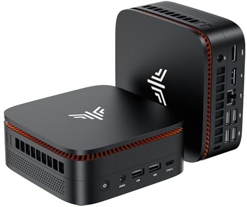 NiPoGi P1 Mini PC AMD Ryzen 3300U(4C/4T,up to 3.5GHz), Mini PC Windows 11 Pro 16GB RAM 1TB M.2SSD,4K Triple Display/LAN/WiFi/BT/USB3.2 Type-C/HDMI 2.0/DP 1.4 Mini Computer for Home Office