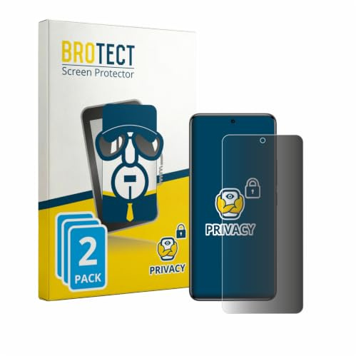BROTECT Blickschutzfolie für Xiaomi Redmi Note 15 Pro 4G | 2 Stück Anti-Spy Displayschutz Made in Germany Smartphones und Handys Privacy Screen Protector Blaulichtfilter Klare Folie