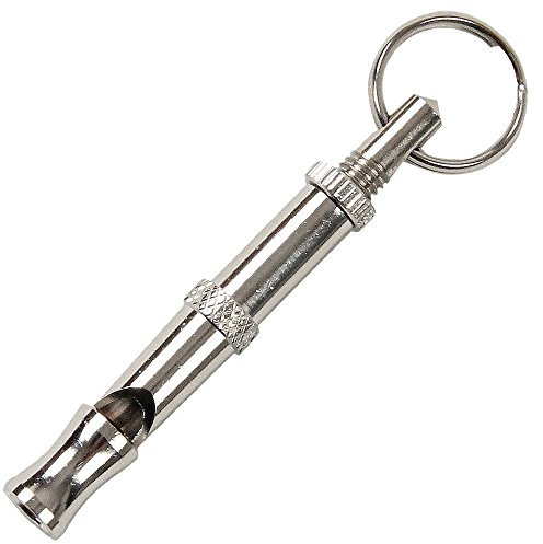 Schecker Hundepfeife verchromt 8 cm lang ideal für die Hundeausbildung