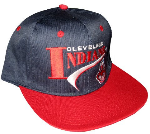 Drew Pearson Snapback Cap Vintage NOS Indians