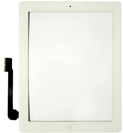 Power4Laptops Pantalla táctil digitalizador reemplazo Compatible con Apple iPad 3 White