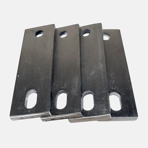 Horntools Dachzelt Befestigungsplatte aus Edelstahl 4 Stück - Robuste Montage für sichere Fixierung - Universal für alle Dachzelte