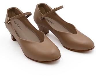 Capezio Damen Junior Footlight Charakterschuhe, Caramel, 35 EU