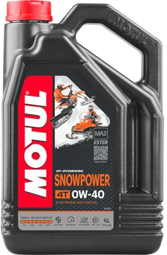 Motul 101231 Motoröl Snowpower 4T 0W-40, 4 L