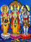 Crafts of India The Trio Brahma, Vishnu, Mahesh Poster-Reprint on Paper-(20X16 inches)