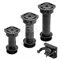[DQ-PP] Set de 4 patas de cocina ajustables de 80 mm – 120 mm + 2 clips de fijación para muebles y armarios