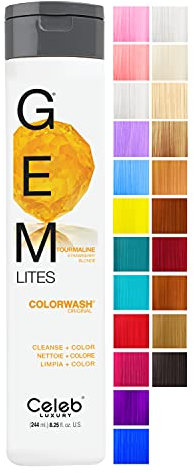 Celeb Luxury Gem Lites Semi Permanent Colourwash Shampoo Red - Tourmaline 240ml